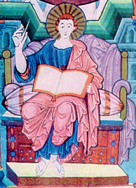 Евангелист ЛукаМиниатюра Евангелия Ады, скрипторий Придворной школы, около 800 г. 