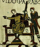 рис. 40 Гобелен из Байе (XI век). Фрагмент